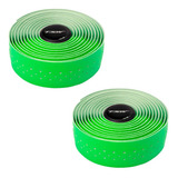 Par Fita Para Guidão Bike Speed Road Microfibra Furada Tsw Cor Verde