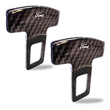 Par Fivela Fecho Anti Beep Cinto Segurança Carbono Ford