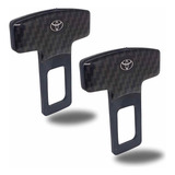Par Fivela Fecho Anti Beep Cinto Segurança Carbono Toyota