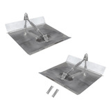 Par Flap Hidrodinâmico 30 X 21 5 Cm Inox Barco Lancha 25 Pés