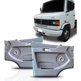 Par Forro Porta Caminhao Mercedes Mb 710 Cinza Dianteiro