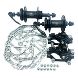 Par Freio A Disco Bike Mecânico Absolute Cubos Rotor Pinças
