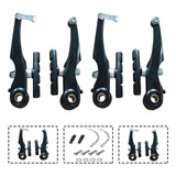 Par Freio V brake Alumínio Bicicleta Bike Preto Gta Mtb