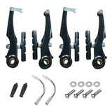 Par Freio V brake Alumínio Orbital Bike Bicicleta Preto Gta