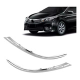 Par Friso Farol Toyota Corolla 2015 2016 2017 Cromado