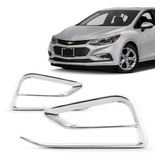 Par Friso Moldura Farol Milha Cruze Hatch 17 A 2019 Cromado