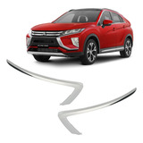 Par Friso Parachoque Eclipse Cross Superior Cromado 2018 20