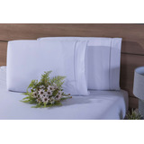 Par Fronhas 400fios Ponto Palito Micro Percal 50x 90