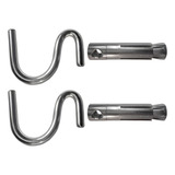 Par Gancho Armador Rede Inox Parabolt P Concreto 2 Unidades