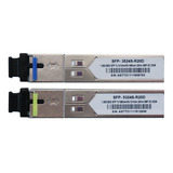 Par Gbic Módulo Sfp Bi direcionall Wdm 20km 1550 1310 Sc Nf