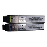 Par Gbic Sc Unica Fibra 3km Padrao Metro Ethernet Mikrotik