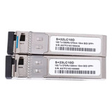 Par Gbic Sfp 10g Bidirecional S 23lc10d S 32lc10d 10km Lc