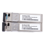 Par Gbic Sfp 10g Bidirecional S 23lc10d S 32lc10d 10km Lc