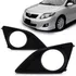 Par Grade Moldura Milha Corolla 2008 2009 2010 2011 C/ Furo