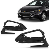 Par Grade Moldura Milha Cruze Hatch 2017 2018 2019 Com Furo