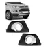 Par Grade Moldura Milha Ecosport 13 2014 2015 Aro Crom Furo