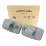 Par Grampo Presilha Quebra Sol Vw Fox Spacefox Cinza Claro