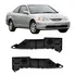 Par Guia Parachoque Dianteiro Honda Civic 03 2004 2005 2006