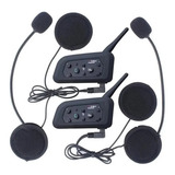 Par Intercomunicador Capacete Comunicador Moto V6 Bluetooth