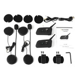 Par Intercomunicador Capacete Comunicador Moto V6 Bluetooth