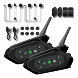 Par Intercomunicador Capacete Comunicador Moto V6 Plus Fone