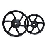 Par Jogo Roda Liga Leve Honda Biz 100 Preta 6 Palitos 98 05