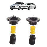 Par Kit Amortecedor Dianteiro Batente Coifa Com Coxim Bmw X1
