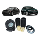 Par Kit Coxim Amortecedor C Rolamento Jetta Tiguan Diant 