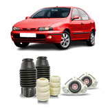 Par Kit Coxim Batente Amortecedor Dianteiro Fiat Brava 99 03