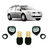 Par Kit Coxim Batente Coifa Dianteiro Rol Megane Gran Tour