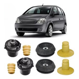 Par Kit Coxim Batente Coifa Dianteiro Traseiro Meriva 03