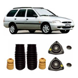 Par Kit Coxim Batente Rolamento Coifa Amortecedor Dianteiro Ford Escort Zetec Sw 1997 2004 Envio Imediato