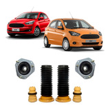 Par Kit Do Amortecedor Dianteiro Batente Coxim Coifa Ford Novo New Ka 2015 2016 2017 2018 2019 Pronta Entrega