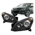 Par Kit Farol Vectra Gt Gtx 2009 2010 11 2012 Mascara Negra