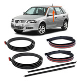 Par Kit Friso Do Teto Pingadeira Borracha Gol G3 G4 4 Portas