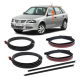 Par Kit Friso Do Teto Pingadeira Borracha Gol G3 G4 4 Portas