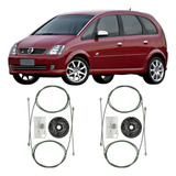 Par Kit Reparo Cabo Maquina Vidro Eletrico Meriva Traseira