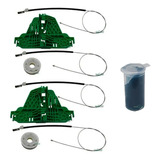 Par Kit Reparo Maquina Vidro Eletrico C arraste Diant Gol G5