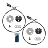 Par Kit Reparo Máquina Vidro Porta Traseira Zafira 4 Portas