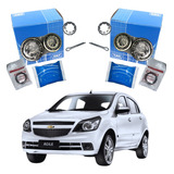 Par Kit Rolamento Roda Traseiro Original Skf Volkswagen Gol