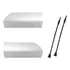 Par Kit Tampa Spoiler Macaco Traseira Saveiro Cross G5 G6