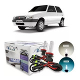 Par Kit Xenon 6k Ou 8k Farol Alto Baixo H4 Fiat Uno Fire 94