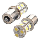 Par Lâmpada 13 Leds Ba15d Lanterna Freio Cores Frete 9 00