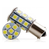 Par Lâmpada 27 Leds 1156 Ba15s 1157 Ba15d Ré Seta Lanterna
