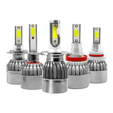 Par Lâmpada Automotiva H4 Super Led Efeito Xenon Farol Carro