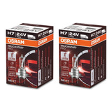 Par Lâmpada Caminhão H7 Osram Truckstar Pro 24v 70w 120 luz