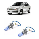 Par Lampada Efeito Xenon 8500k Farol De Milha Corsa Classic