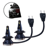 Par Lampada Farol R8 Slim 12v Led 6500k 30000 Lumens Audi