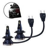 Par Lampada Farol R8 Slim 12v Led 6500k 30000 Lumens Audi