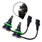 Par Lampada Farol R8 Slim Led H11 6500k 30000 Lumens Audi